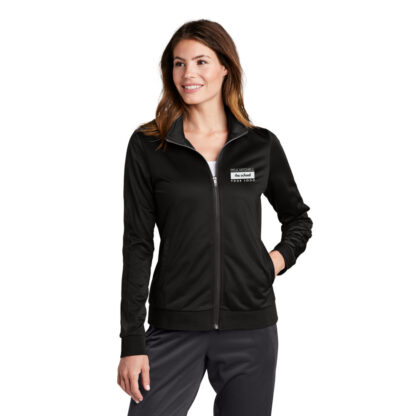 LST94 LADIES TRACK JACKET / EMBROIDERED SCHOOL LOGO - Image 2