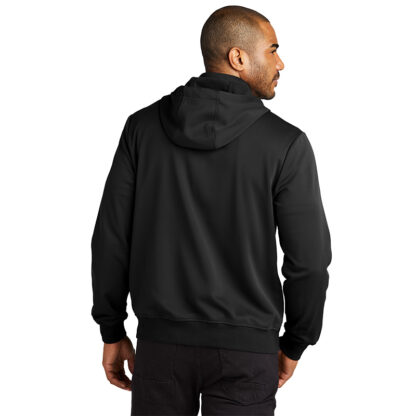 F814 UNISEX Smooth Fleece Hooded Jacket / EMBROIDERED SCHOOL LOGO - Image 3